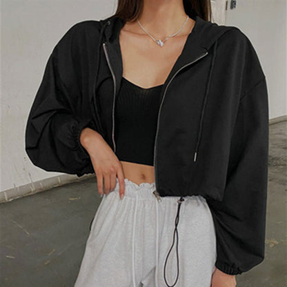 Damen Sportjacke Cropped Eveloria