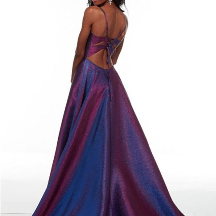 Damen Abendkleid mit Seitenschlitz Eveloria