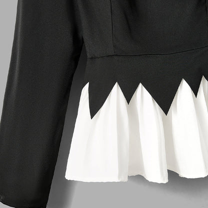 Damen Rüschendesign Eleganter Schnitt Eveloria