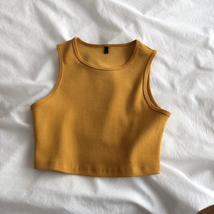 Damen Crop- Atmungsaktives Material Figurbetont
