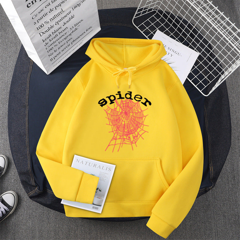 Damen Kapuzensweater Spinnenmotiv Eveloria