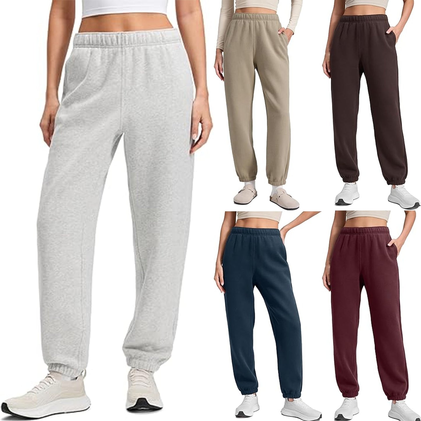 Damen Sweatpants Elastischer Bund Eveloria - Eveloria