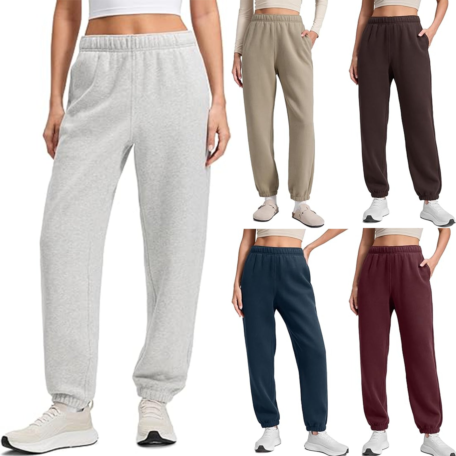 Damen Sweatpants Elastischer Bund Eveloria - Eveloria