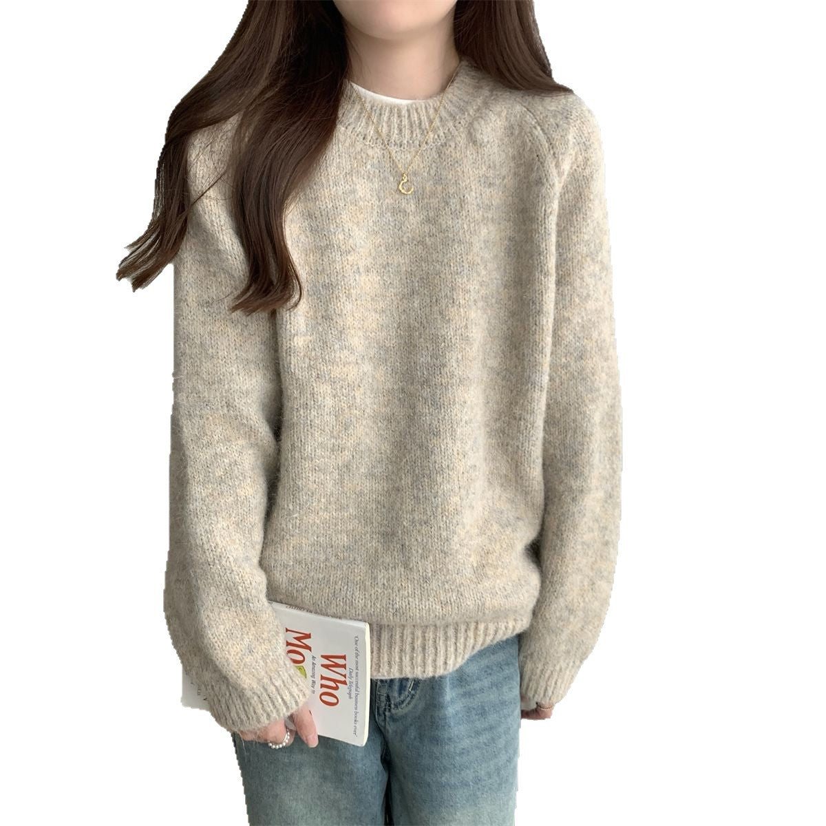 Damen Oversized Pullover Eveloria Weich