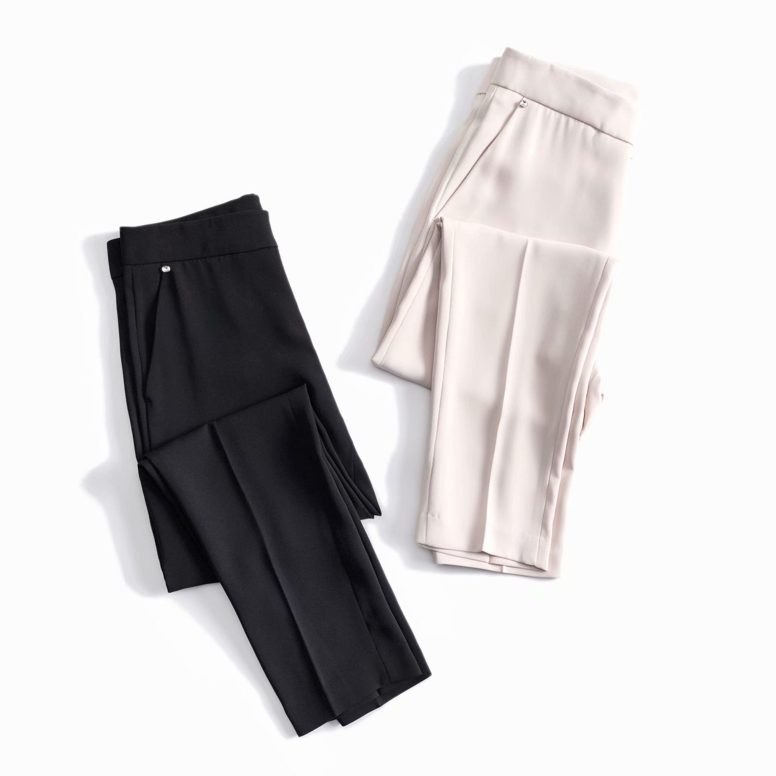 Eveloria Damen Chino-Hose Verstellbarer Bund Elegant - Eveloria