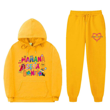 Damen Sweatshirt Jogginghose Set Bunt Eveloria