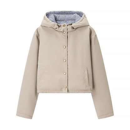 Damen Übergangsjacke mit Kapuze Eveloria