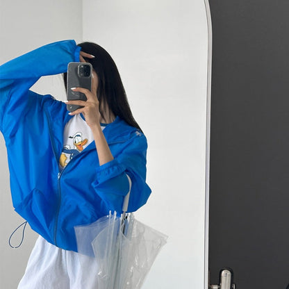 Damen Regenjacke Leicht Wasserdicht mit Taschen Eveloria