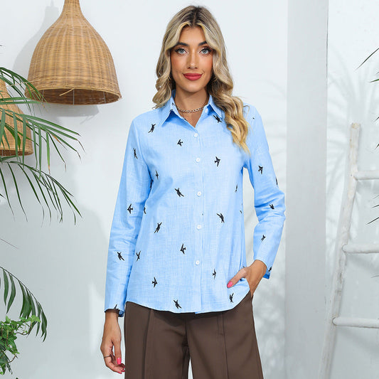 Damen Bluse mit Knotendetail und verspieltem Design - Eveloria