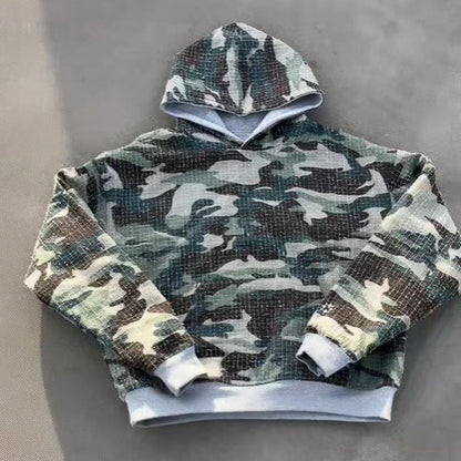 Damen Hoodie Camouflage Futter Eveloria