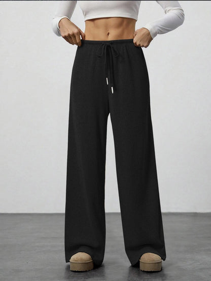 Damen Strickhose Weite Passform Eveloria