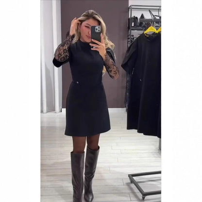 Damen Kleid Spitze Figurbetont Eveloria