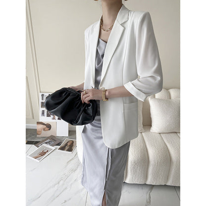 Damen Oversized-Jacke Längsärmelig Eveloria