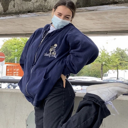 Damen Kapuzenjacke Gestickt Eveloria
