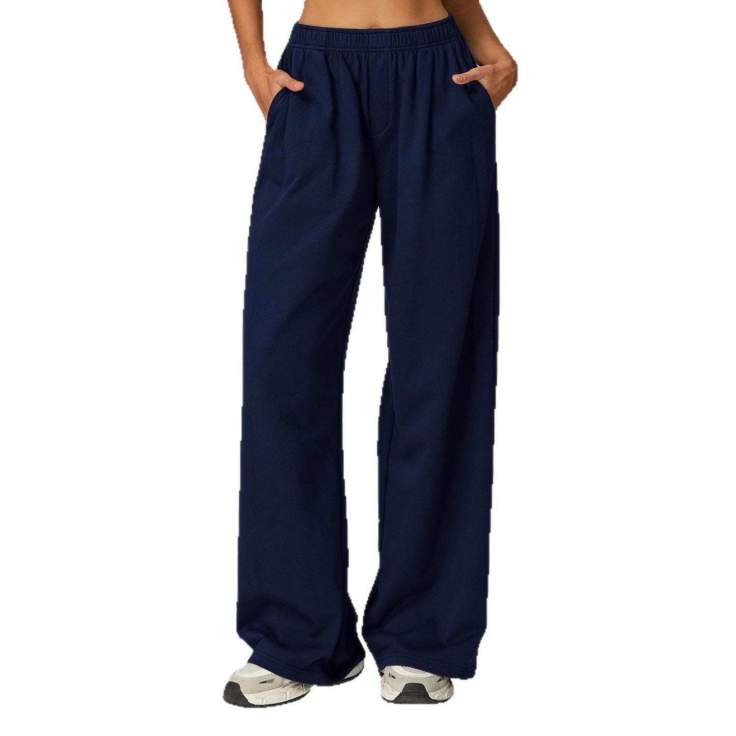 Damen Freizeithose Elastischer Bund Locker Passform Eveloria