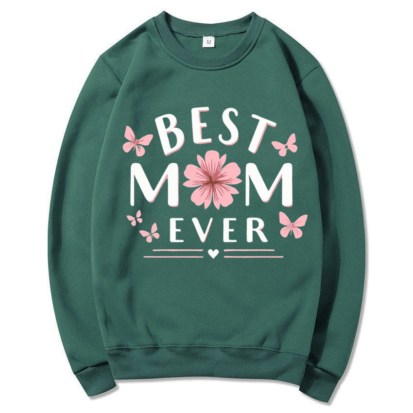Damen Sweatshirt Floral Design Weiss