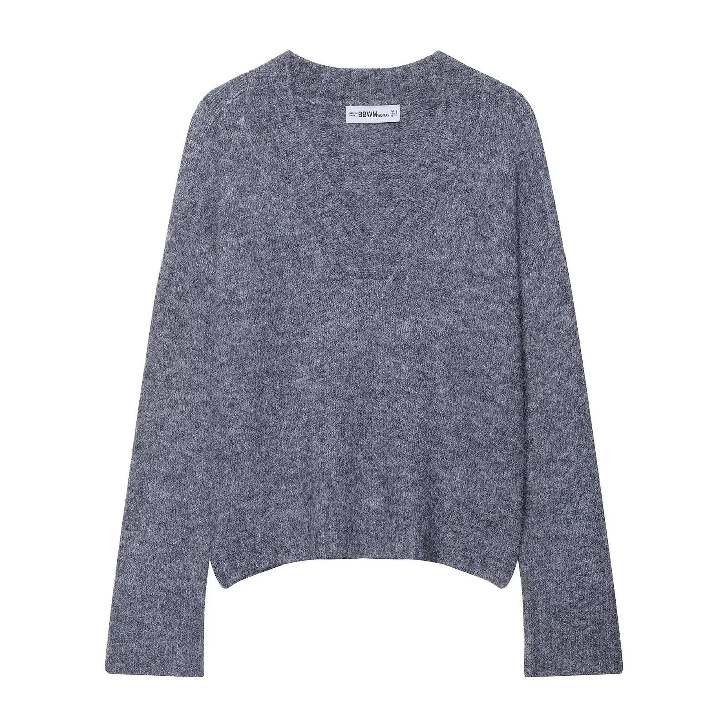 Damen Pullover V-Ausschnitt Eveloria