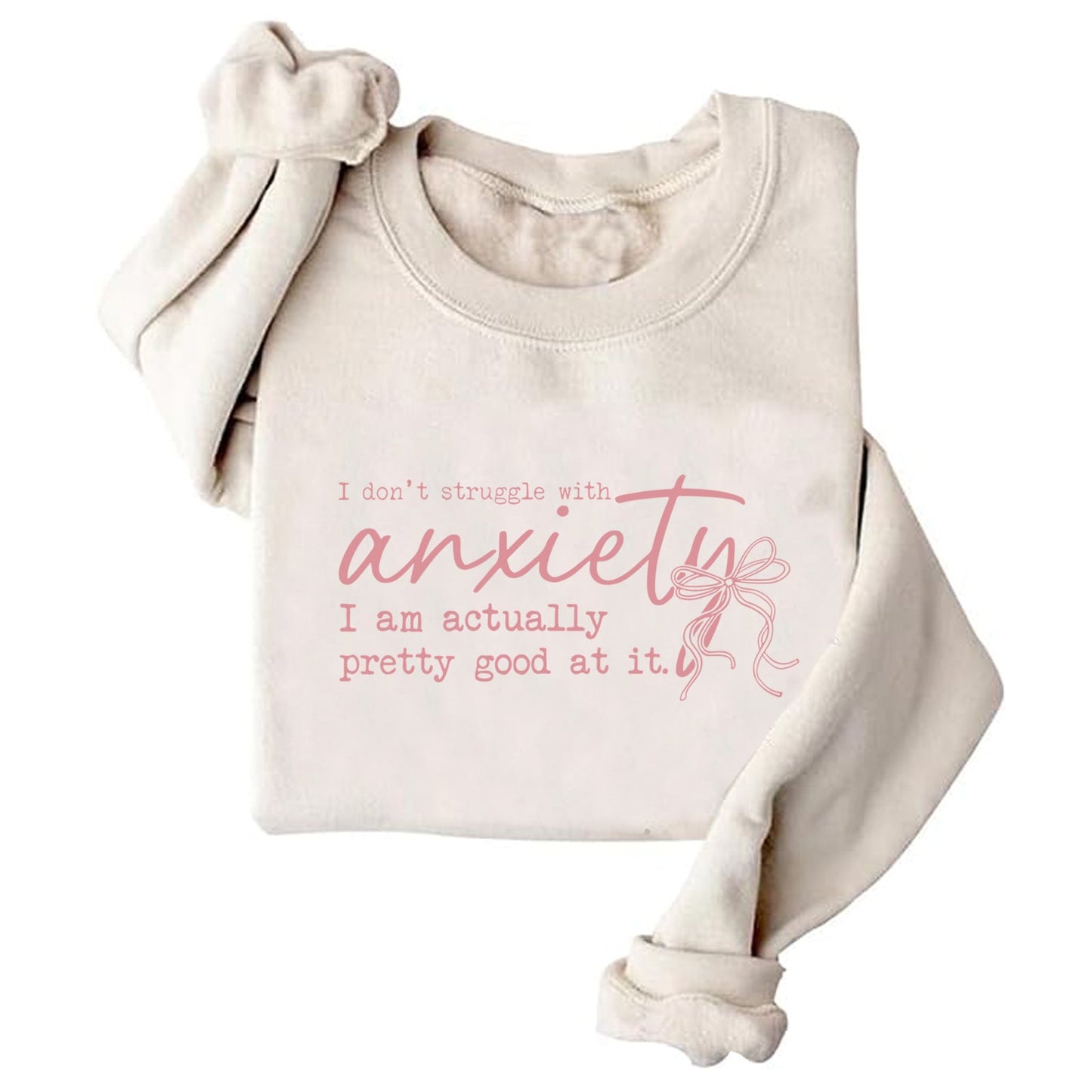 Damen Sweatshirt Motiviertes Design Grau Eveloria