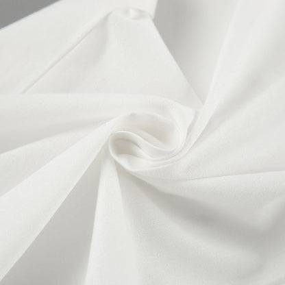 Damen Leinenhose Weit Geschnitten Elastischer Bund Hoch Tailliert