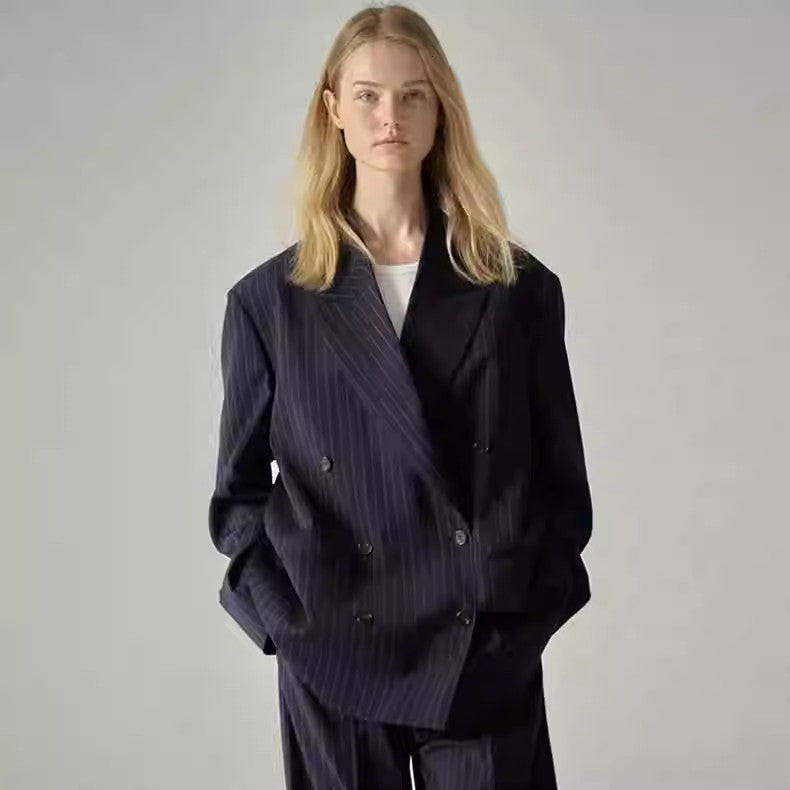 Damen Anzugblazer gestreift Eveloria - Eveloria