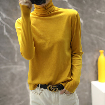 Damen Rollkragenpullover Hochwertig Eveloria
