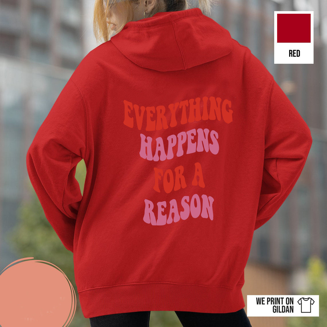 Damen Kapuzenpullover Komfortschnitt Mit Motivationszitat Grau