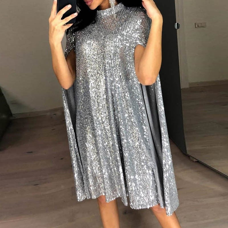 Damen Abendkleid mit Cape Eveloria Glamour