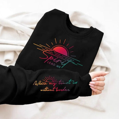 Damen Sweatshirt Weich Fließend mit Druck Eveloria - Eveloria