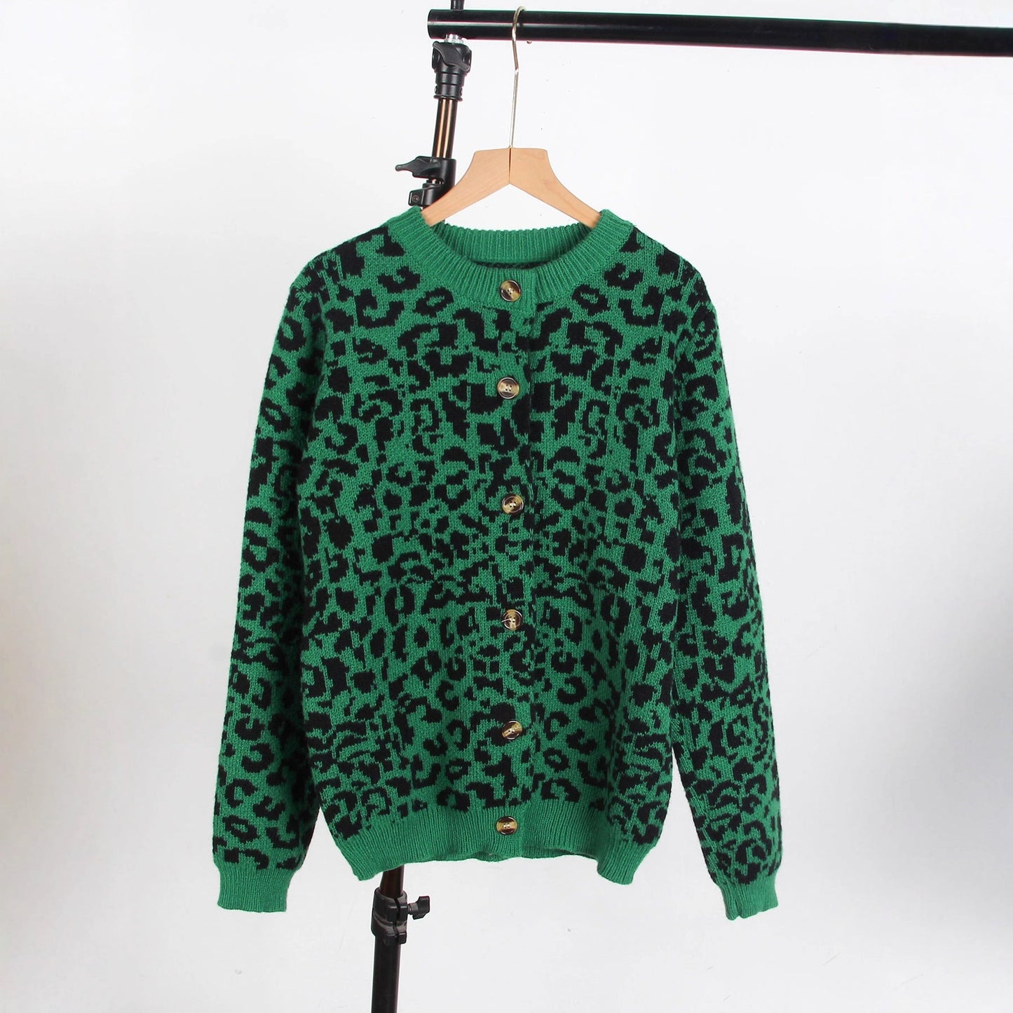 Damen Pullover Tierprint Lässig Eveloria