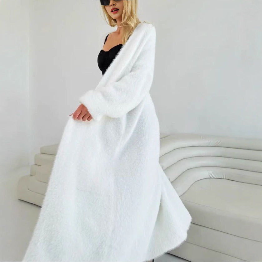 Damen Strickmantel Eveloria Elegantes Design