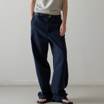 Damen High-Waist Jeans Hose Weites Bein Eveloria