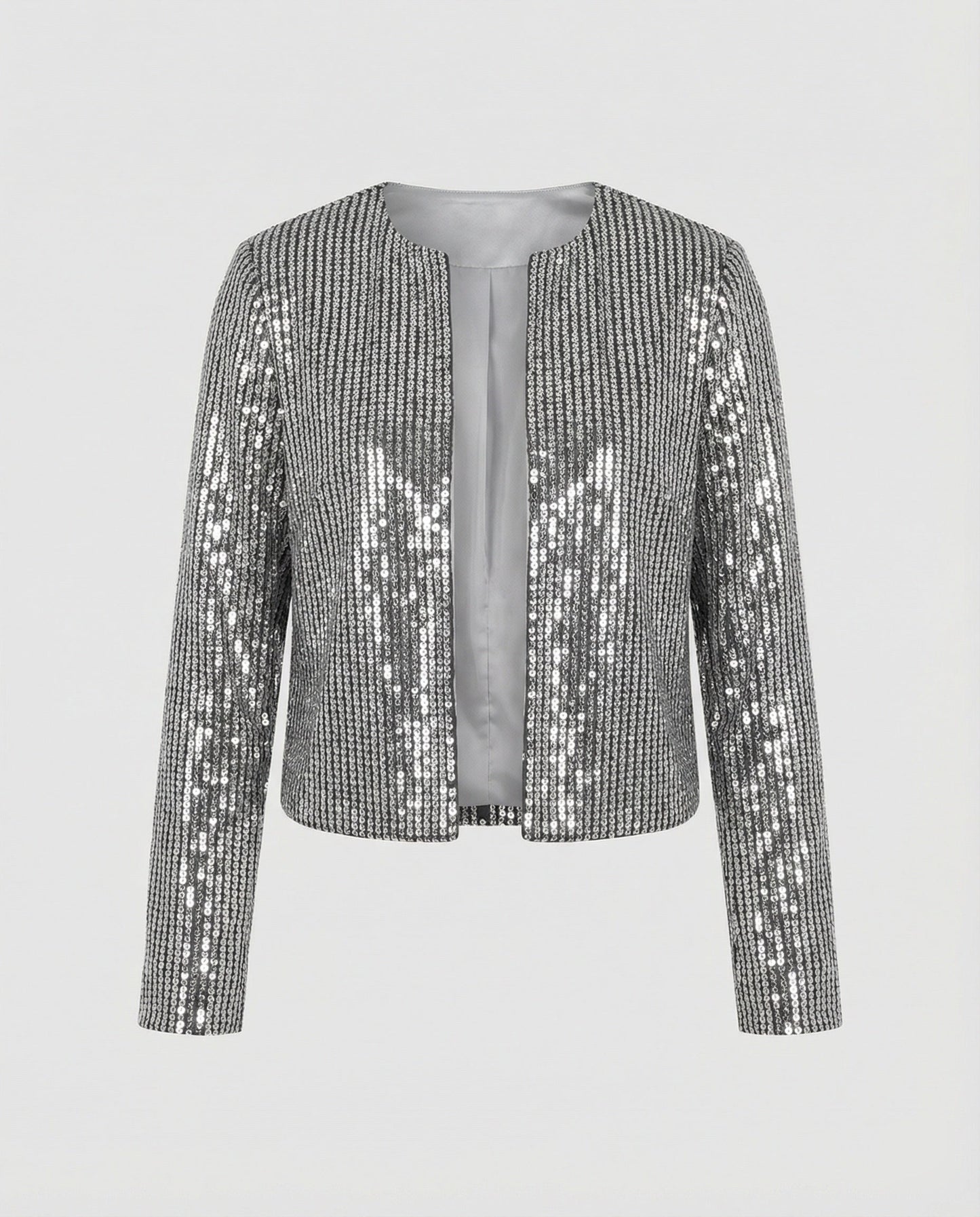 Damen Strickjacke Glitzer Effekt Eveloria