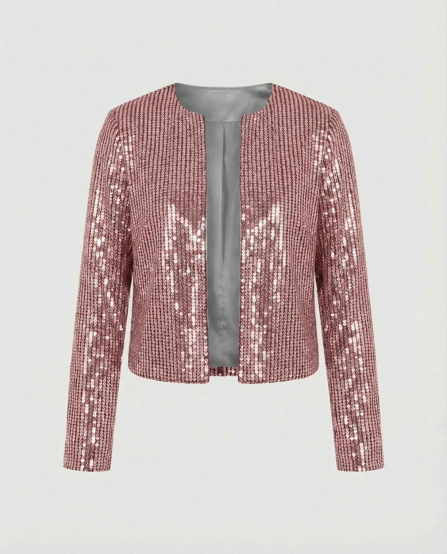 Damen Strickjacke Glitzer Effekt Eveloria