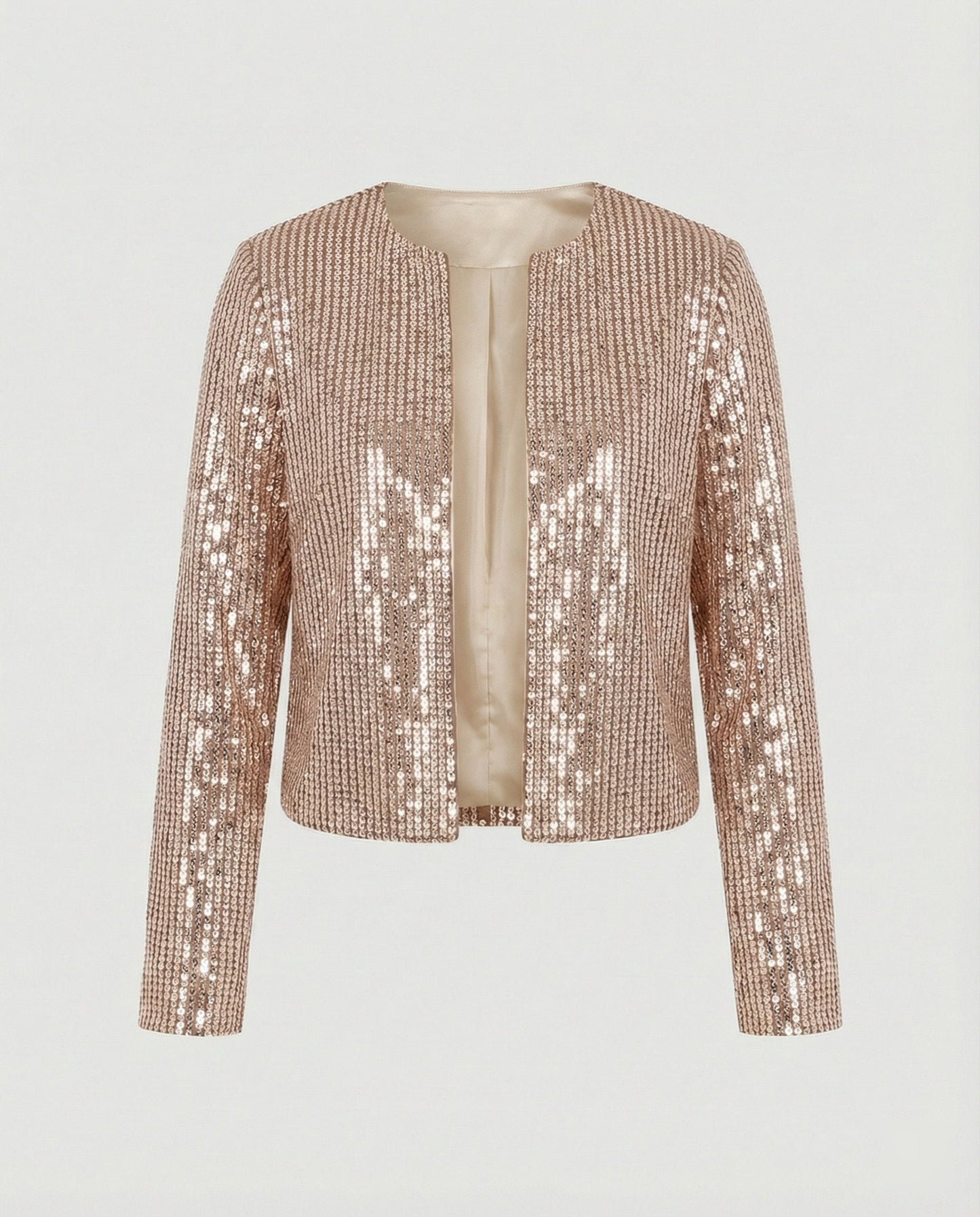 Damen Strickjacke Glitzer Effekt Eveloria