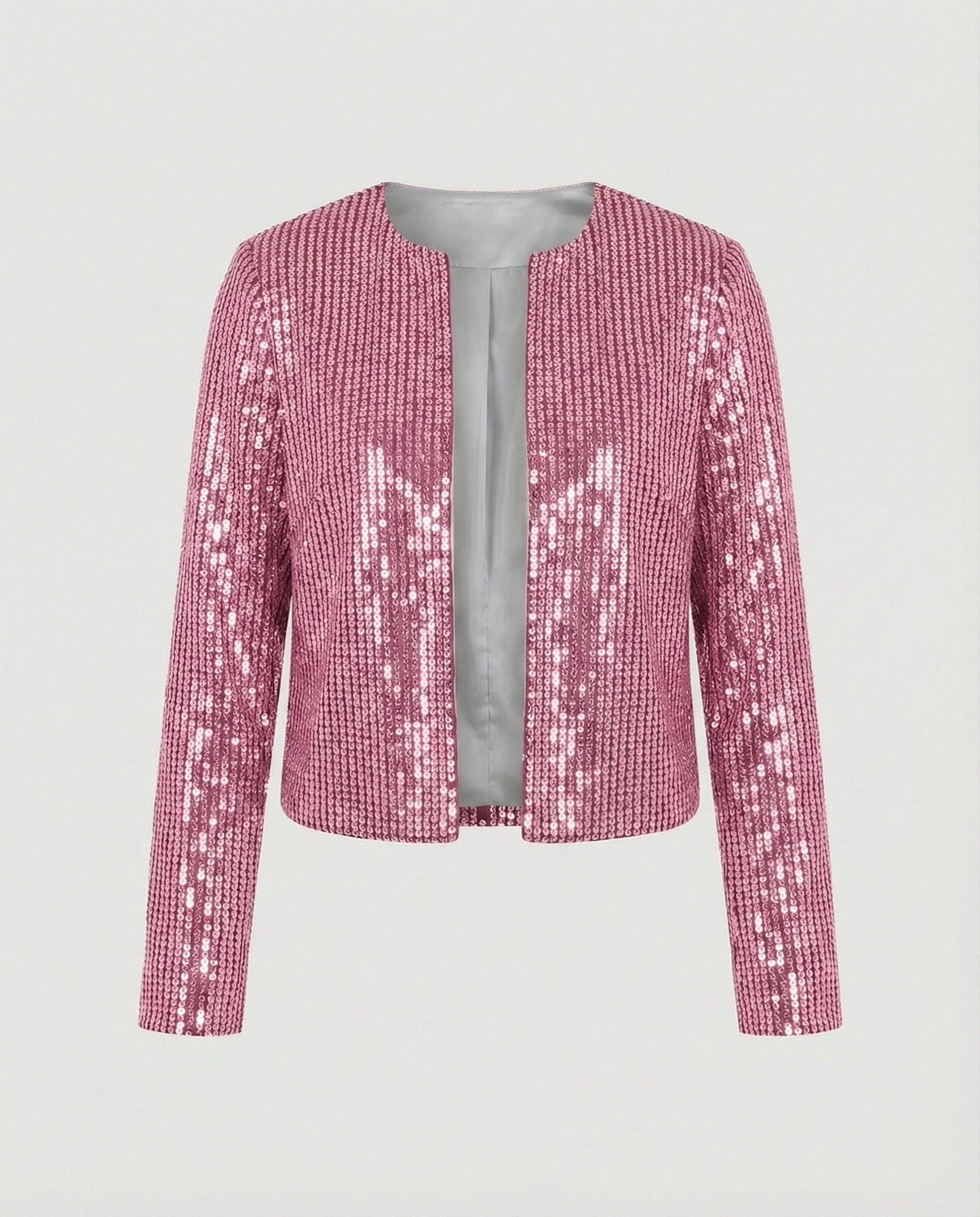Damen Strickjacke Glitzer Effekt Eveloria