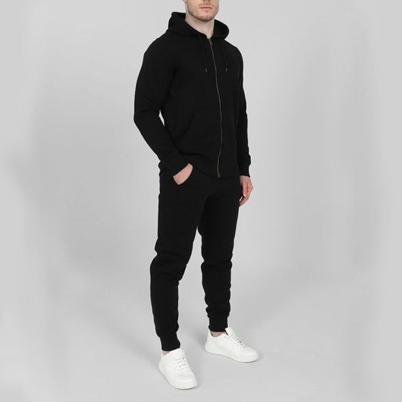 Herren Jogginganzug-Set mit Taschen und hohem Kragen Eveloria - Eveloria