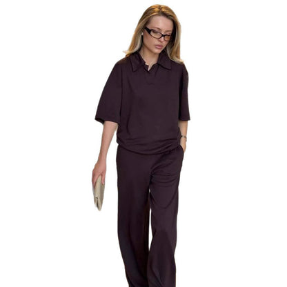 Damen Bluse Weit Schnitt Eleganter Kragen