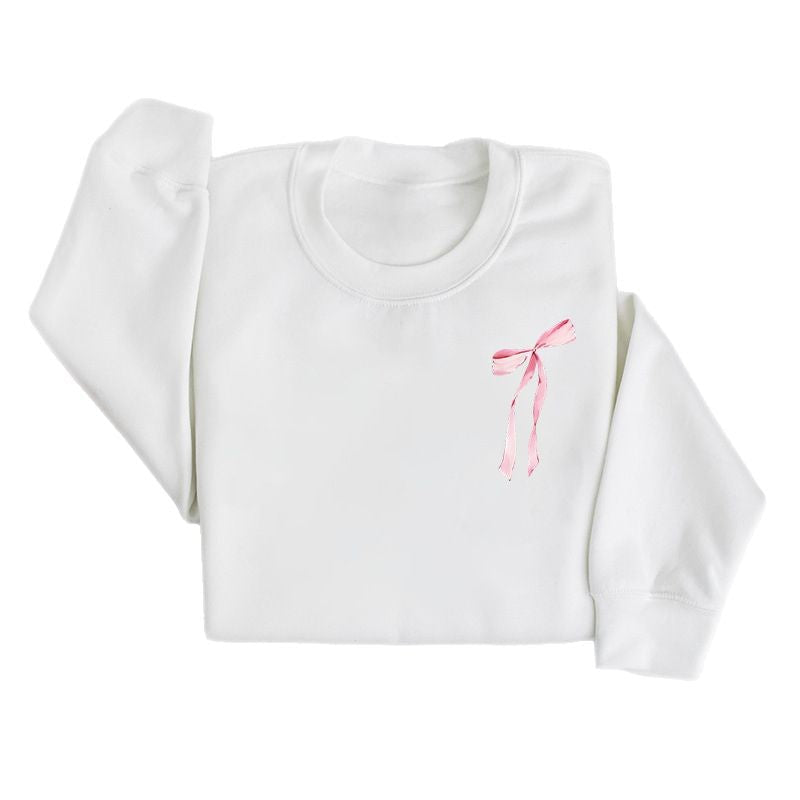 Damen Sweatshirt Einzigartiger Aufdruck Verspielt Grau Eveloria