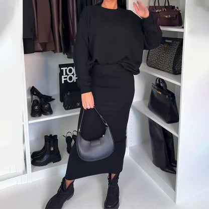 Damen Sweatshirt Ensemble Eveloria Modisch