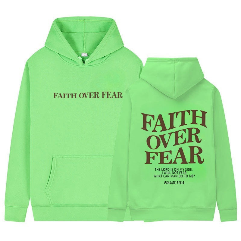Damen Pullover mit Kapuze und Schriftzug aus hochwertigem Material