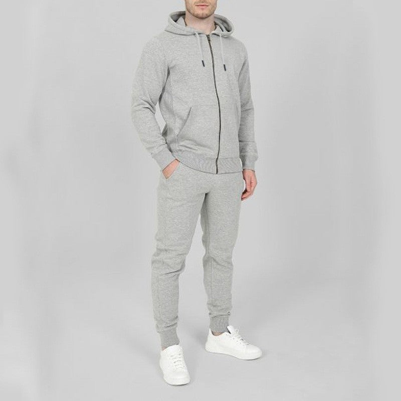 Herren Jogginganzug-Set mit Taschen und hohem Kragen Eveloria
