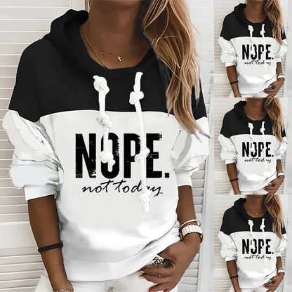 Damen Kapuzenpullover mit Schriftzug
