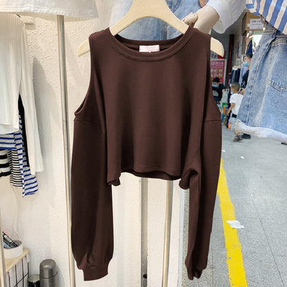 Damen Crop- Langärmlig Eveloria