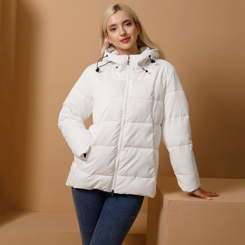 Damen Winterjacke Gesteppt Wasserabweisend Weich Eveloria