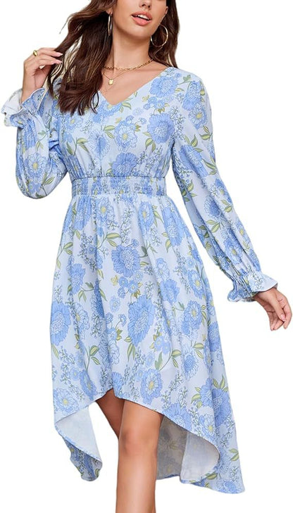 Damen Blumenkleid Eveloria