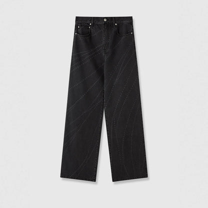 Damen Bootcut-Jeans Hochbund Elegant Eveloria