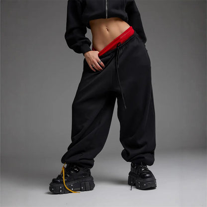 Damen Jogginghose Weite Passform Bequem Eveloria