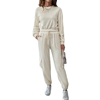 Damen Loungeanzug Elastisch Bequem Eveloria