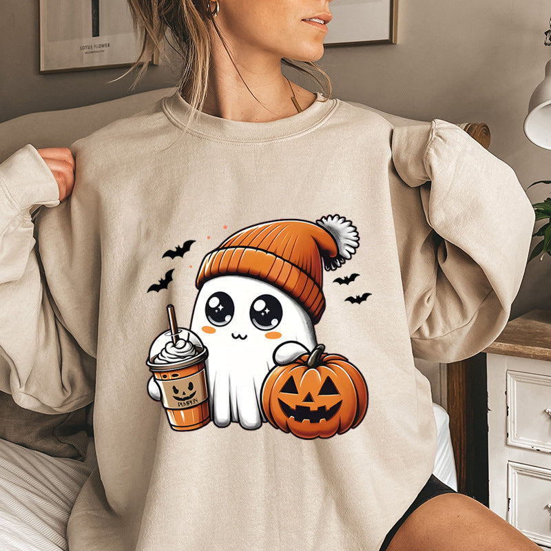Damen Sweatshirt Halloween Grafikdesign Eveloria