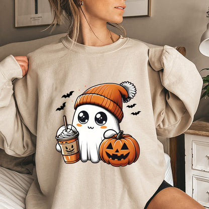 Damen Sweatshirt Halloween Grafikdesign Eveloria